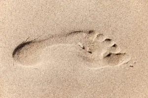 footprint in the sand 300x200 footprint in the sand 300x200