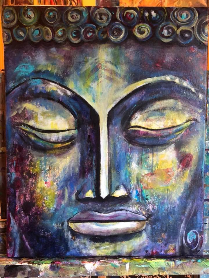 Buddah Face Blue 2
